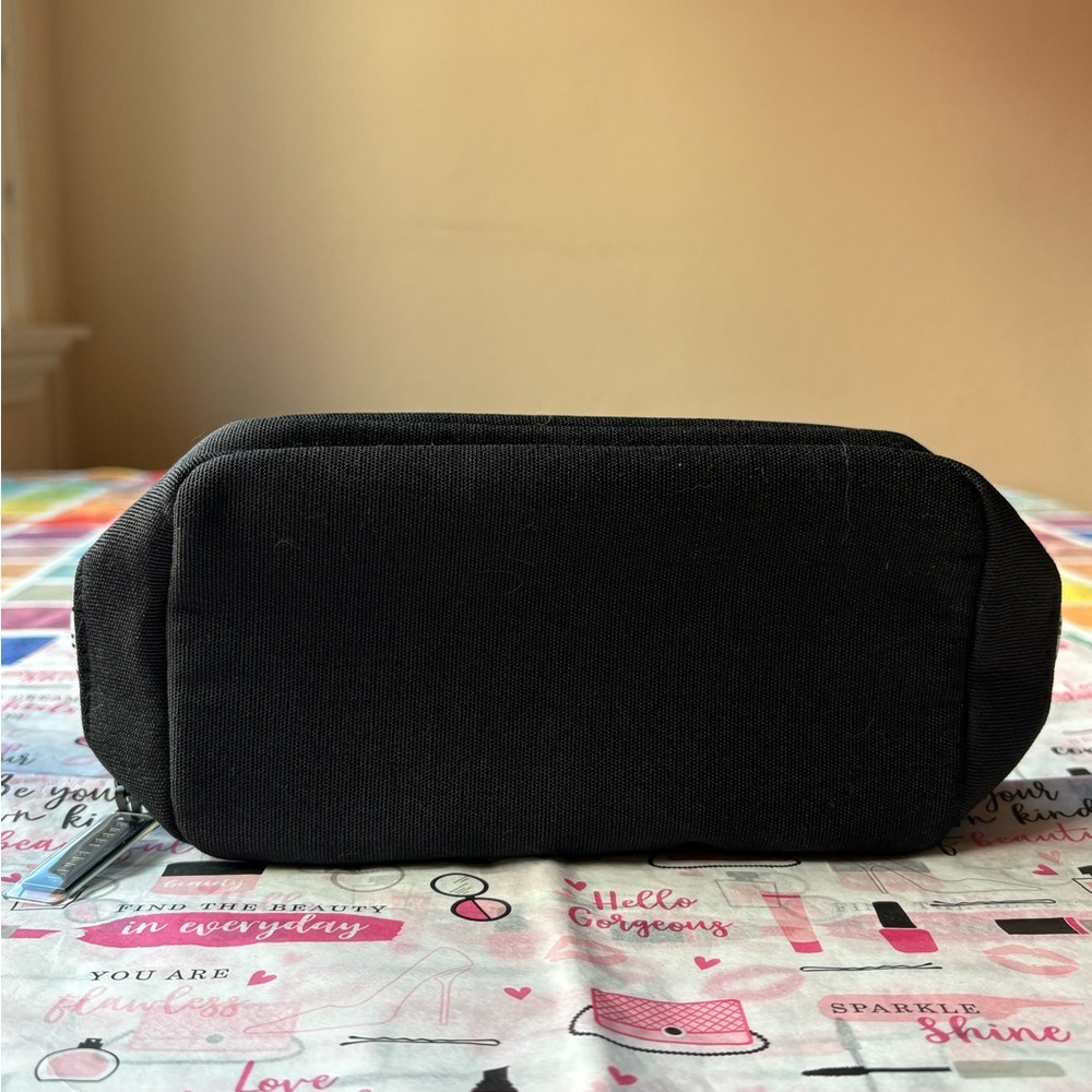 Bobbi Brown Black Textured Pouch View 2